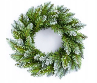 VENEC SMREK ZELENO-BIELY ADVENTNÝ ZABAL 38CM