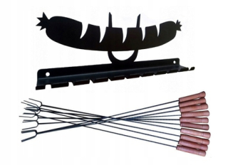 Vidlice na opekanie - Range Sticks for Bonfire NOZ.120 10ks+ vešiak