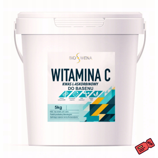 Bazénový ohrievač - Vitamín C do bazénu L-ASCORBIC ZADARMO ZADARMO Kvalitné 5 kg