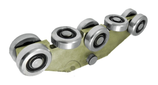 Kolieska na brány - Brána Trolley 8 Roller až do 900 kg profil 70x70x4