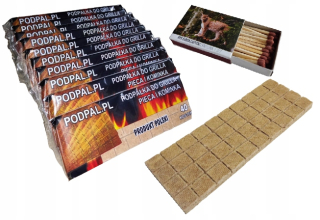 Brikety, uhlie na grilovanie - Efektívne popáleniny 10x40 PCS pre krbovú krbovú pec potvrdzujú + zadarmo
