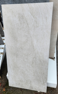 Terasové dosky - Predajné terasy, balkón Gres 2cm 120x60x20 City Wave White White