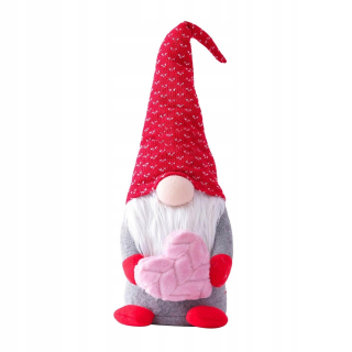 Valentín Švédsky plyšový Santa Gnome