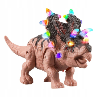 Chôdza robot dinosaura so zvukmi LED svetla