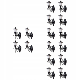 Dekorácia do záhrady - Nástenné lampy Dollhouse LED nástenná lampa 16 ks