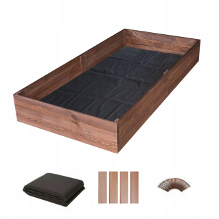 Mini skleník - Inšpekcia zeleninovej prevodovky impregnovaná zelenina 240x120cm + sprievodca