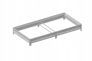 Mini skleník - Greengrocer Box Inspection Zielnik 200x100cm Stal