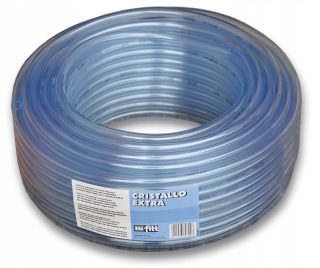 Bazénová hadica k čerpadlu - Cristallo Extra 12*2 mm / 50 m ihla