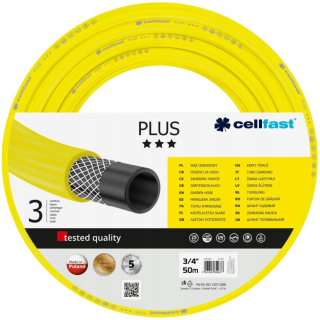 Bazénová hadica k čerpadlu - CELLFAST PLUS záhradná hadica 3/4'' 50m, 3 vrstvy