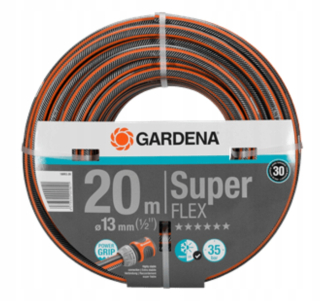 Bazénová hadica k čerpadlu - Prémiová záhradná hadica 1/2 "20 M Gardena 35bar Strong odolný Superflex