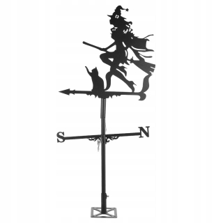 Ukazovateľ smeru vetra - Weathervane Ornament Halloween počasie lopatkový kov