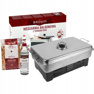 Záhradná udiareň - Balkónový Smokehouse Universal Browin 330004 Set
