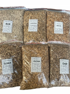 Piliny, štiepky na údenie - Smokey Bruises Borak 10 L - Alder
