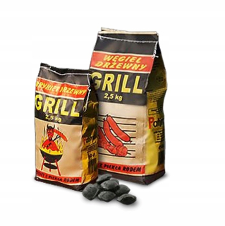 Uhlie pre gril 2 kg všetkých paletových 156 kusov