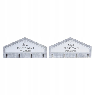 DKD Domov Decor Decor Hanger Gray Metal MD
