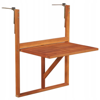 Záhradný stôl, stolík - Závesný balkónový stôl, 64,5 x 44 x 80 cm, Lite