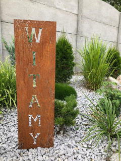 Vitajte v priemyselnej hrdze nápisu Garden Decoration