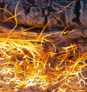 Glowly Fibers, Fiber Fiber Fire FirePlace