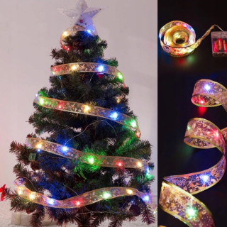 Dekoratívna stuha LED zlatá páska 10 m 100Led multiko