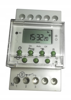 Čerpadlo, filter na bazén - Hodinové hodiny programátor Metron PCM 05