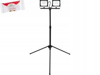 Záhradné halogény - YATO LED REFLEKTOR STOJAN 2*30W 5700LM YT-818171