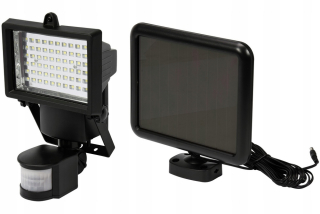 Záhradné halogény - Yato Solar Righlight LED 4W snímač pohybu žiarovky