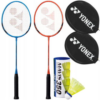 Badmington pre deti - Yonex Badminton Rocket B 4000 x2 + AC x3