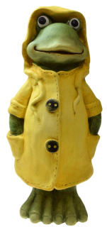 Žaba žaby pre záhradnú záhradnú figurínu 45 cm