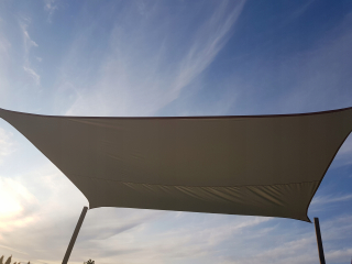 Záhradný slnečník - 5m x 4m 4m Ecru Sun Suncreen plachta