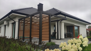 Pavilón, prístrešok - Taraoswegs pohybujúce sa dosky záhradné žalúzie