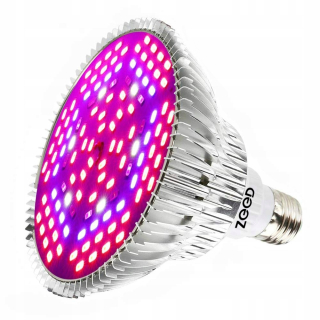 Záhradná žiarovka - LED GROW ŽIAROVKA NA PESTOVANIE RASTLÍN 80W E27