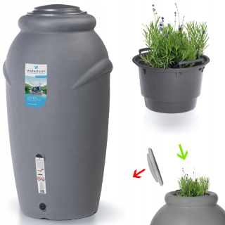 Nádrž na dažďovú vodu - Tank dažďovej vody 210 L Aquacan Baby Grey