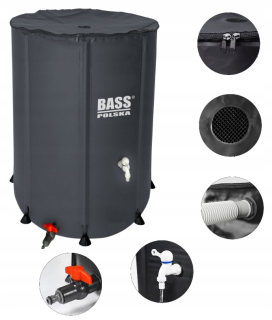 Nádrž na dažďovú vodu - Tank dažďovej vody bass bh79988 500 l šedá