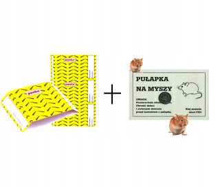 Repelent proti hmyzu - Nastavte 5x lepivé pasce s fermomónom pre krtek + 3x myš Mouse Capsel Myš