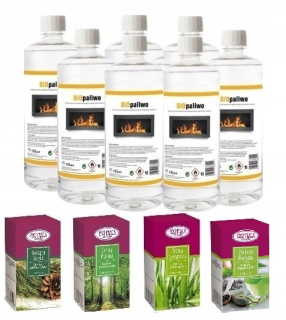7L Bioetanol Biopaly Set 4 éterické oleje