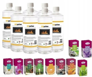 7L Bioetanol Biopaluel Set + Aroma 10 oleje