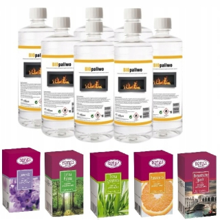7L Bioetanol Biopaluel Set + Arómy 5 oleje