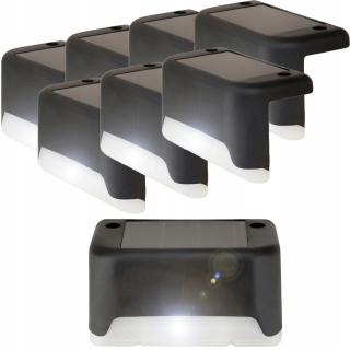 Solárna zapichovacia záhradná lampa - Sada 8ks LED solárny stachon