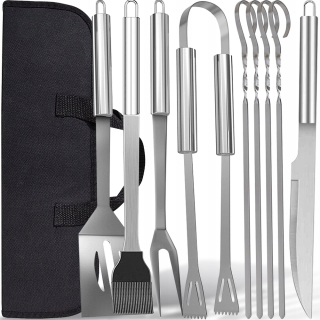 Grilovacia súprava náradia - Nastavte príslušenstvo Grill Accessories Pase 9 PCS
