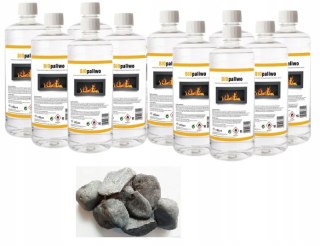 Bioetanol bioetanol bioetanolový set + sivé kamienky