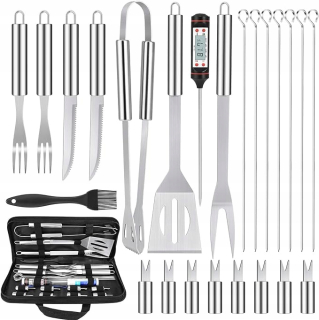 Príbor na grilovanie - Grilling Bar set príslušenstvo puzdro Popory xxl 25 el