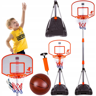 Basketbalové príslušenstvo pre deti - BASKETBALOVÝ SET S BODOVÝM POČÍTAČOM VEĽKÝ BASKETBAL + LOPTIČKA