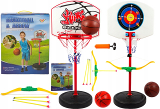 Basketbalové príslušenstvo pre deti - Basketbalová súprava basketbalová guľa + luk a šípy