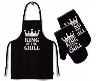 Zástera na grilovanie - Farty + 2x King of the Grill Glove Set