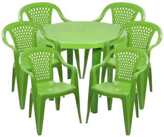 Burgundsko Strong Set 2 stoličky Tabuľka 90 cm kolo