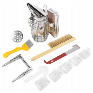 Včelárske príslušenstvo, súprava - Včelárstvo Set Tools Pudding 11in1