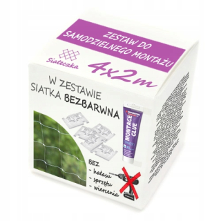 Balkónová sieť je postavená proti vtákom holuboch 4x2
