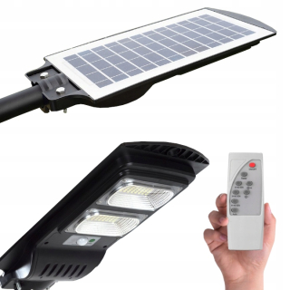 Uličná lampa - 100 W Slnečné osvetlenie LED na ihrisku