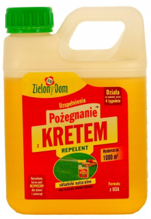 Repelent, plašič pre zvieratá - ZELENÝ DOM ROZLÚČKA SO ZÁSOBOU KRTEKA 950ML