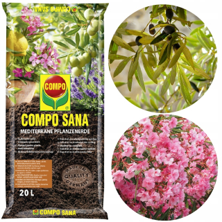 Záhradná pôda - Zem pre stredomorské rastliny Oluander oleander levanduľa citrus 20l